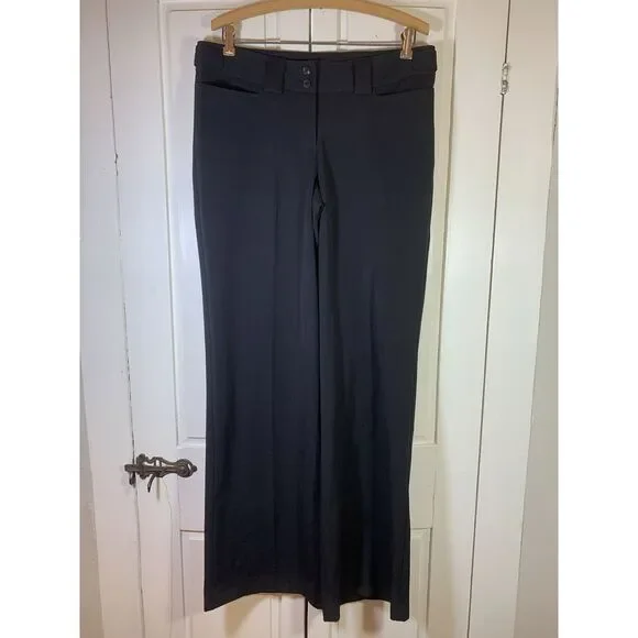 Lane Bryant Black Straight Leg Trouser Pants 34x34 Stretch Comfort Office Church - Picture 2 of 11